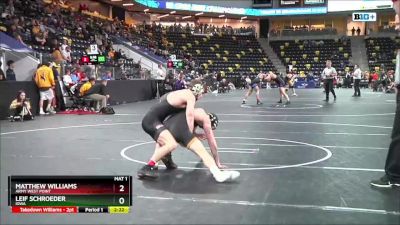 149 lbs 9th Place Match - Matthew Williams, Army West Point vs Leif Schroeder, Iowa