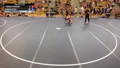 126 lbs Cons. Semis - Riddick Variano, IL vs Carson Petry, MN