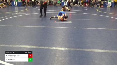 62 lbs Round Of 16 - Kj Harbarger, Hempfield vs Jamison Ross, PV Grizzlies