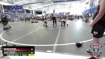 84 lbs Round 3 (4 Team) - Blake Elmore, East Kansas Eagles Red vs Wyatt Boyer, Victory Wrestling