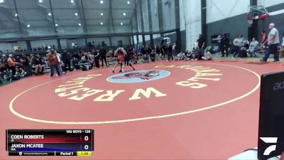 126 lbs Cons. Round 3 - Coen Roberts, ID vs Jaxon McAtee, WA