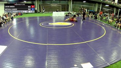 125 lbs Lacie Knick, Ohio Gray vs Me'kala James, California Red