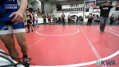 102-110 lbs Consolation - JT Vaughn, Skiatook Youth Wrestling vs Bradley Fiddler, Pryor Tigers