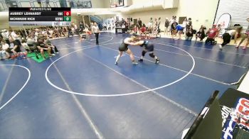 190 lbs Round 2 - McKenzie Rice, North Summit Youth Wrestling Club vs Aubrey Lehnardt, Grantsville Wrestling Club