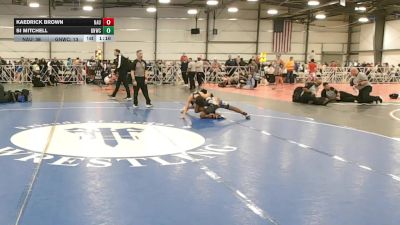 96 lbs Round 5 - 3:00pm Friday - Kaedrick Brown, Nauman Green vs Si Mitchell, Great Neck W.C.