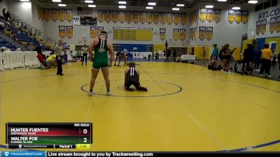 195 Gold 1st Place Match - Hunter Fuentes, Southwest Miami vs Walter Poe, Fleming Island