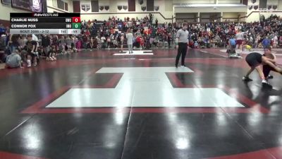 J-12 lbs Cons. Round 1 - Charlie Nuss, Denver Wrestling Club vs Connor Fox, Indee Mat Club