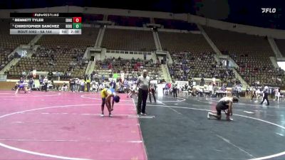 5A 144 lbs Semifinal - Bennett Tyler, Elberta HS vs Chirstopher Sanchez, Beauregard HS