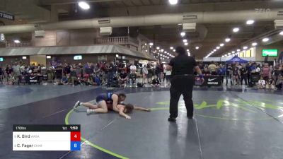 170 lbs Rnd Of 16 - Kate Bird, Wasatch Wrestling Club vs Clarion Fager, Charger Wrestling Club