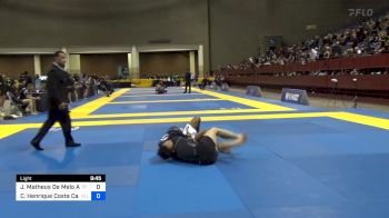 Joao Matheus De Melo Assonitis vs Carlos Henrique Costa Campos 2024 Pan IBJJF Jiu-Jitsu No-Gi Championship