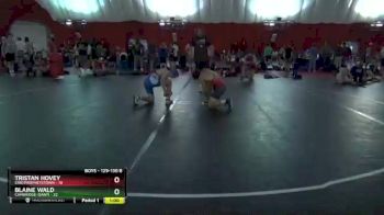 129-130 B Round 2 - Tristan Hovey, Erie/Prophetstown vs Blaine Wald, Cambridge-Isanti