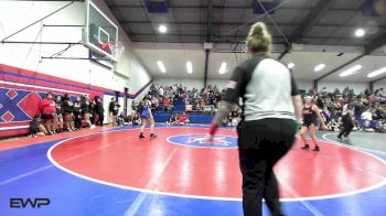138 lbs Round Of 16 - Addison McLaughlin, Sallisaw Lady Black Diamonds vs Jayden Clark, Sapulpa High School Girls