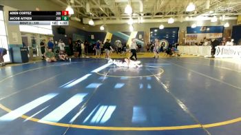 132 lbs Champ. Round 1 - Jacob Aitken, Plant City Highschool vs Aden Cortez, Pace High School