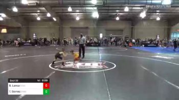 43 lbs Quarterfinal - Brody Lance, Stout vs Theseus Gomez, Pomona Elite
