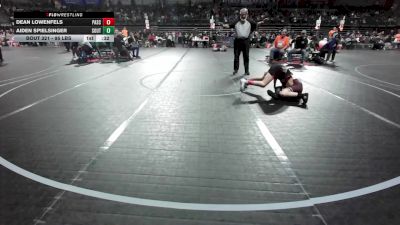 95 lbs Round Of 32 - Dean Lowenfels, Pascack HIlls vs Aiden Spielsinger, South River
