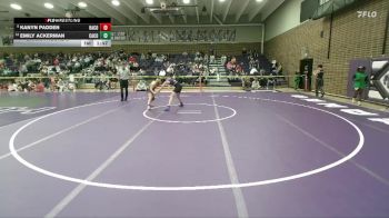 125 lbs Champ. Round 2 - Kanyn Padden, Harding County vs Emily Ackerman, Campbell County