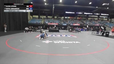 103 lbs Cons. Round 3 - Olivia Atkins, William Penn vs Sofia Abramson, Oklahoma City
