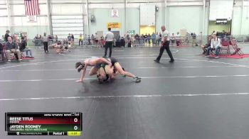 132 lbs Champ. Round 1 - Jayden Rooney, Tuscarora Youth Wrestling vs Reese Titus, Fisheye