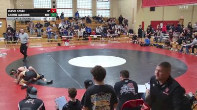 126 lbs Day 2 (round 3) - Aaron Lazaros, West Seneca W/E vs Jason Facer, Orchard Park