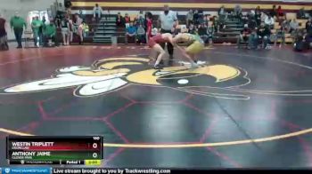 160 lbs Semifinal - Anthony Jaime, Clover Park vs Westin Triplett, Enumclaw