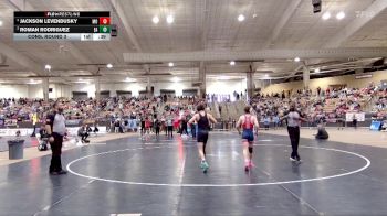 A 106 lbs Cons. Round 3 - Roman Rodriguez, Eagleville High School vs Jackson Levendusky, Montgomery Central High School