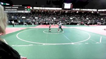 65 lbs Semifinal - Presley Jaggers, CPWA vs Juliana Matteo, LAC3