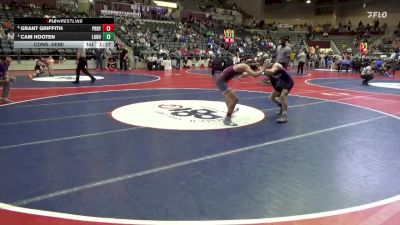 4A 120 lbs Cons. Semi - Cam Hooten, Lonoke High School (7-12 Athletics) vs Grant Griffith, Perryville
