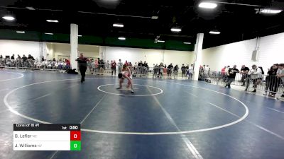 105 lbs Consi Of 16 #1 - Brandon Lefler, NC vs Jameson Williams, NV