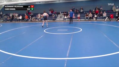 109-120 lbs Champ. Round 1 - Cade Kunkel, Twin River Wrestling Club vs Alejandro Velasquez, Lexington