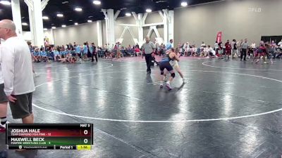 132 lbs Round 6 (8 Team) - Joshua Hale, Team Diamond Fish Pink vs Maxwell Beck, Foxfire Wrestling Club