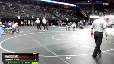 175 Class 4 lbs Cons. Round 2 - Collin Conley, Francis Howell North vs Anthony Totta, Rockhurst