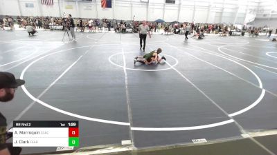 65 lbs Rr Rnd 2 - Alexander Marroquin, Coachella Valley WC vs Jordin Clark, Fearless WC