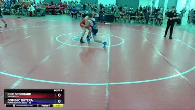 130 lbs Quarterfinals (8 Team) - Reid Stoddard, Virginia vs Dominic Butera, Pennsylvania Blue