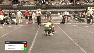 125 lbs Semifinal - Charlie Farmer, Army vs Caleb Weiand, Michigan State