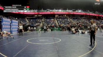3A 132 lbs Cons. Semi - Maxwell Davis, Jacksonville High School vs Gunner Marshall, East Henderson High School