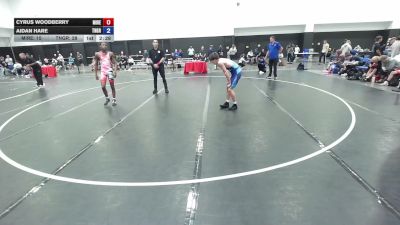 126 lbs Cyrus Woodberry, Team Michigan - Red vs Aidan Hare, Tennessee Greco