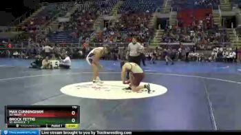 170 lbs Placement Matches (8 Team) - Brock Fettig, W1-Bismarck vs Max Cunningham, W2-Minot