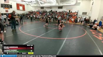 130 lbs Round 4 - Rylee Anderson, Worland vs Caprice Hussey, Thunder Basin High School