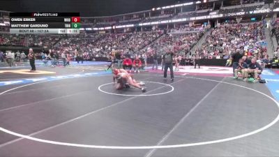 157-2A Champ. Round 1 - Matthew Garduno, Trinidad vs Owen Erker, Wiggins School District