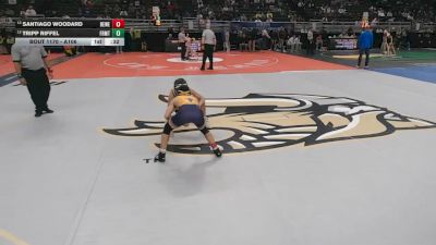 Cons. Round 1 - Tripp Riffel, Fremont vs Santiago Woodard, Bellevue West