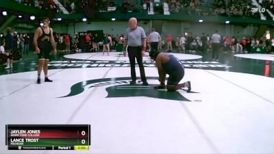 285 lbs Cons. Round 2 - Jaylen Jones, Henry Ford College vs Lance Trost, Michigan