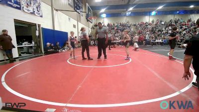 75 lbs Rr Rnd 1 - Ryett Rinn, Broken Arrow Wrestling Club vs Isaac Glover, Brushy Wrestling Club