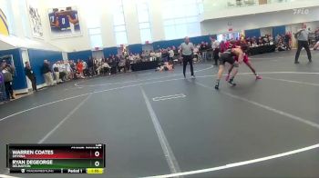 126 lbs Champ. Round 1 - Ryan DeGeorge, Delbarton vs Warren Coates, Smyrna