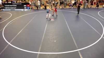 100 lbs Semis - Elijah Butteris, Westfield Razerbacks vs Bryce Huntley, Rum River Wrestling