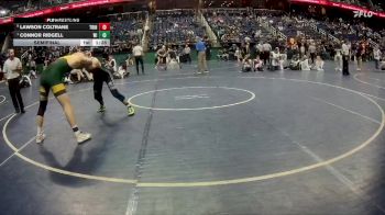 2A 165 lbs Semifinal - Connor Ridgell, Wilkes Central High School vs Lawson Coltrane, Trinity