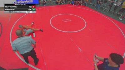 113 lbs Champ. Round 1 - Ajay Limon, Cal Grapplers Wrestling Club vs Riley Ramirez, Pounders Wrestling Club