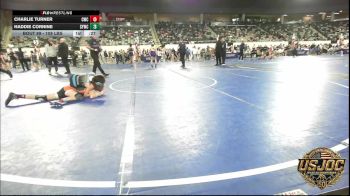 108 lbs Consi Of 4 - Charlie Turner, Cowboy Wrestling Club vs Haddie Cornine, Sedalia Youth Wrestling Club