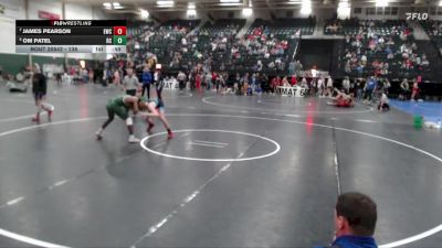 138 lbs Cons. Round 4 - Om Patel, Republic County vs James Pearson, Eaglecrest Wrestling Club