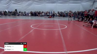 90 lbs Quarterfinal - Bryson Young, Charleston vs Gabriel Fisher, Jersey Shore