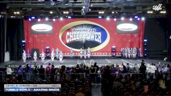 Tumble World - AMAZING GRACE [2026 L3 Junior - D2 Day 1] 2026 Cheer Power Grand Nationals